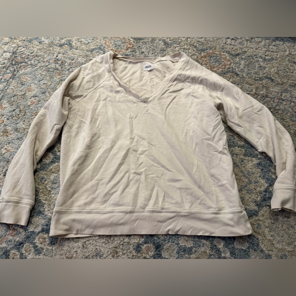 Mate the Label V neck crewneck